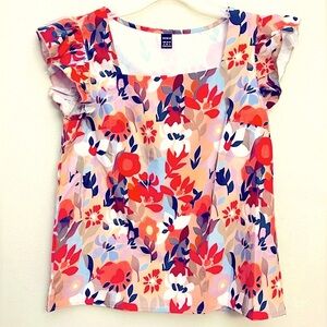 Floral Print Women's Top